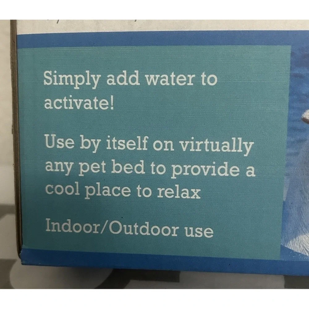 K&H Pet Products NEW Pet Pad XL Pet Coolin' Pad Indoor/Outdoor Cool Core